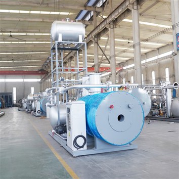 Lò dầu nhiệt đốt khí nằm ngang